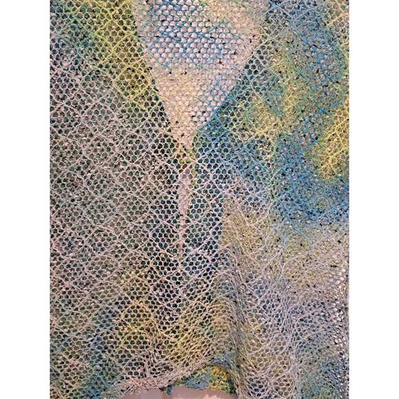 KAKTUS Green Open Knit Cardigan Fisherman Laggenlook Lagom Womens S - Picture 5 of 12